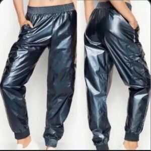 Victoria’s Secret Sport blue holographic joggers small